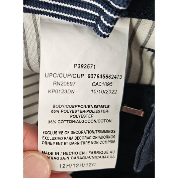 Dickies Boys Classic Fit Pants Reinforced Knee Size 12 Husky Navy Blue School - Picture 11 of 11